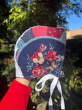 Patchwork Butterfly Baby Bonnet size 9-18 months