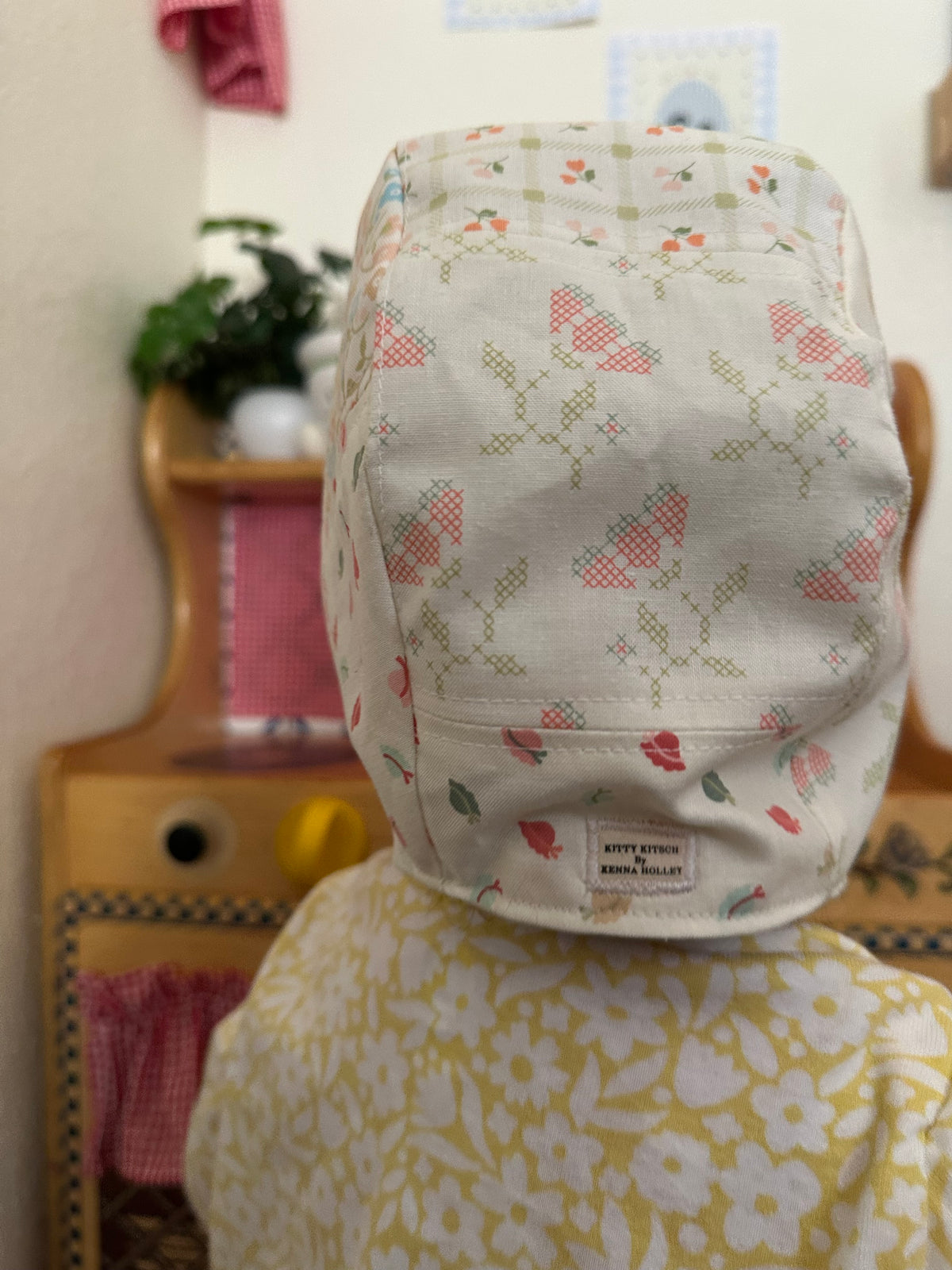 Sweet Daze Patchwork Baby Bonnet in Classic Round style